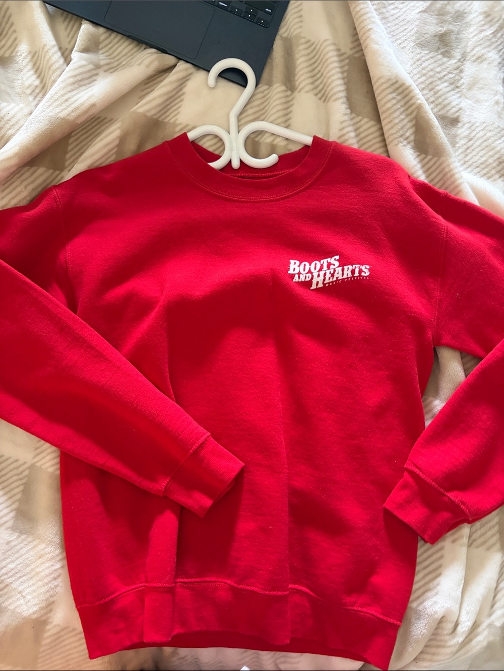 Red Crewneck Sweatshirt
